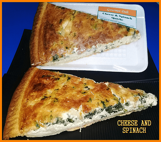 Cheese & Spinach Quiche